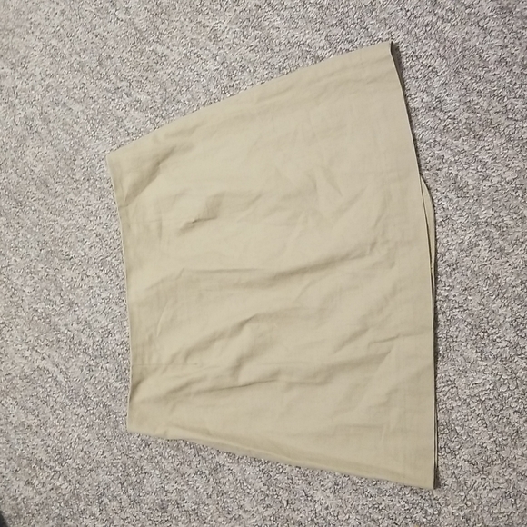 Altar'd state Wrap Mini skirt buttons side olive green size large - Picture 5 of 10